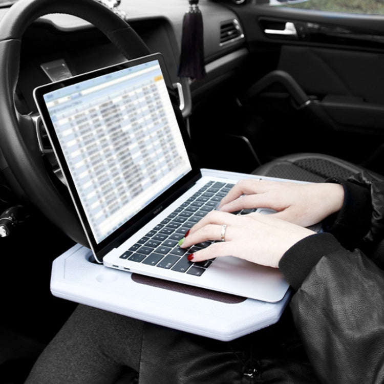 Car Multi-Purpose Steering Wheel Card Table Car Computer Bracket Chair Back Bracket Small Table S...