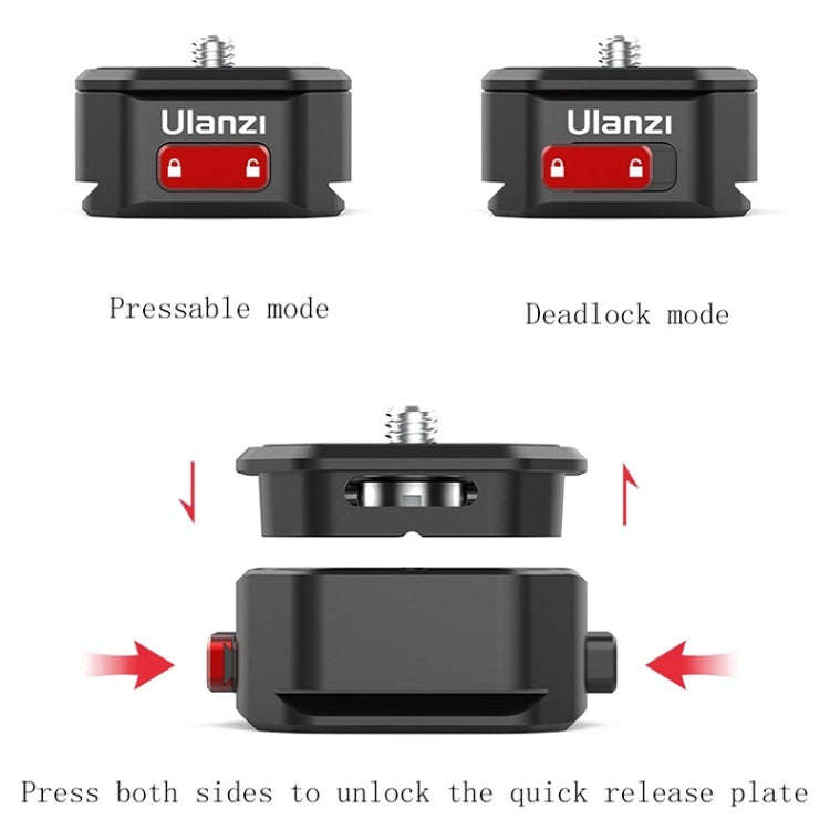 Ulanzi Claw SLR Mirrorless Sports Camera Quick Release System 2333 Aka Quick Release Plate