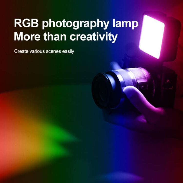 N69 2500-9000K+RGB Camera Fill Light Small Full Color Photography Light Portable Handheld Night L...