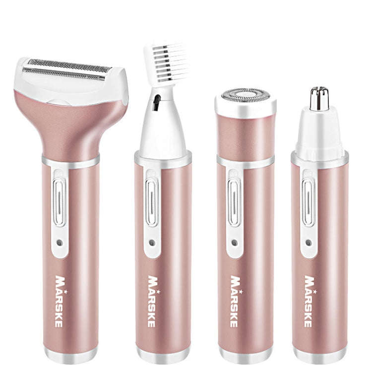 MARSKE Safe Hair Removal Electric Hair Removal Device For Women(EU Plug Rose Gold)