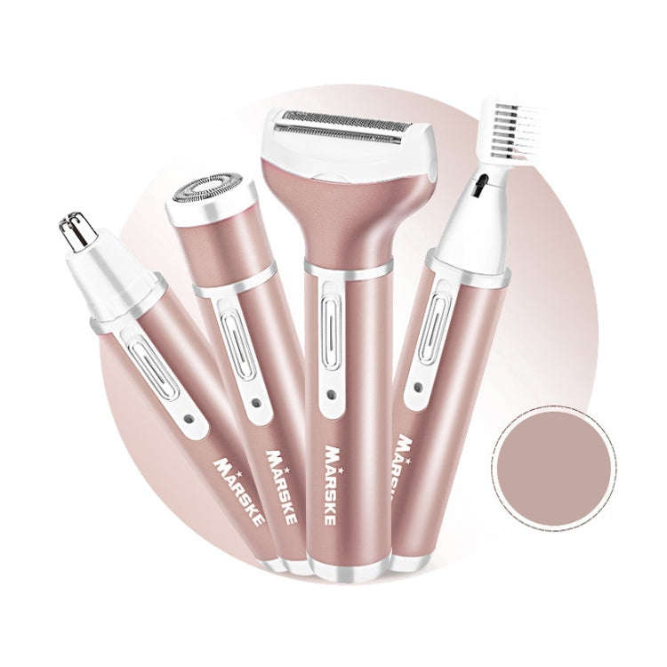 MARSKE Safe Hair Removal Electric Hair Removal Device For Women(EU Plug Rose Gold)