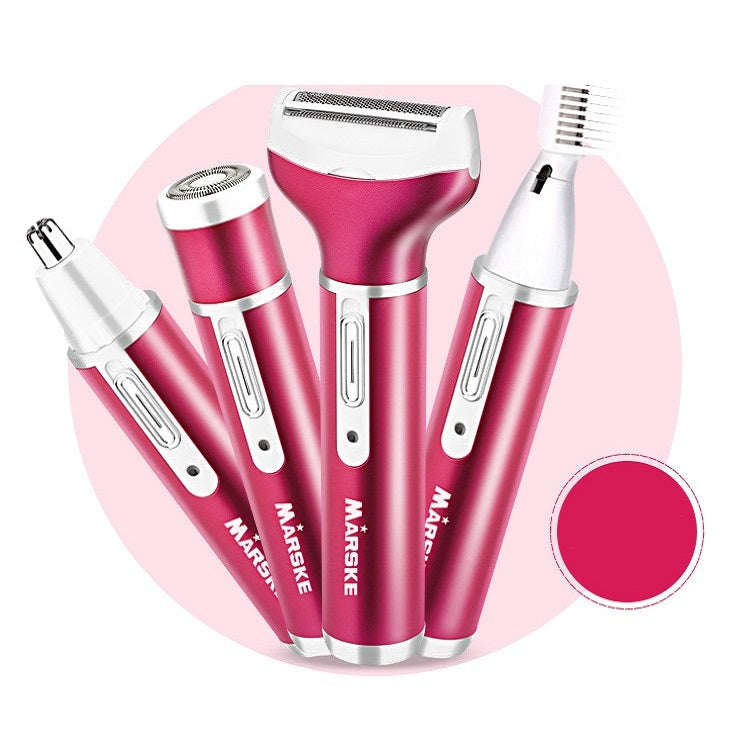 MARSKE Safe Hair Removal Electric Hair Removal Device For Women(US Plug Purple Red)