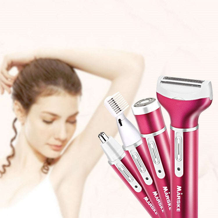 MARSKE Safe Hair Removal Electric Hair Removal Device For Women(US Plug Purple Red)