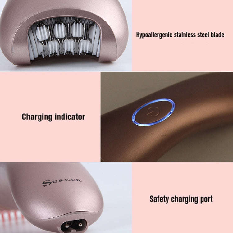 Suker SK-517  Electric Water Eluting Hair Removal Device Women Household Hair Plucker Multifuncti...