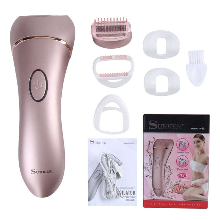 Suker SK-517  Electric Water Eluting Hair Removal Device Women Household Hair Plucker Multifuncti...