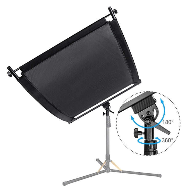 FOMITO U-Shaped Curved  Photo Studio Reflector Board 4 In 1 Gold Silver White Black Reflective Board