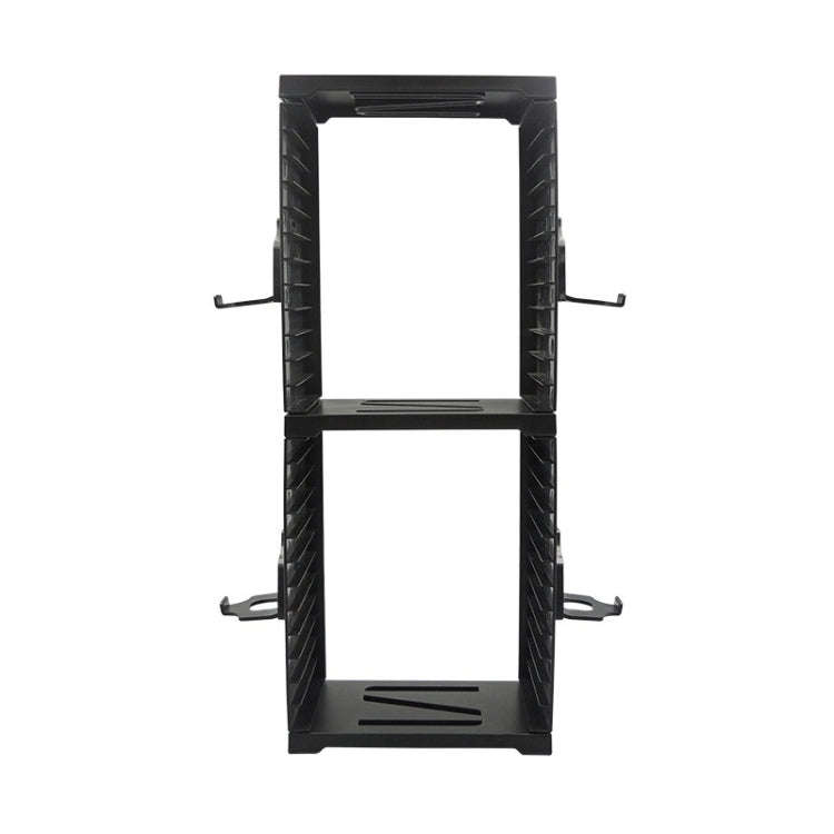 IPLAY Multi-Function Storage Bracket For Gamepad Card And Disc For PS4 / PS5 / Xbox / Switch (Black)