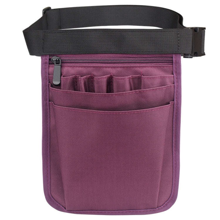 Nurse Tools Pockets Medical Staff Universal Storage Bag(Purple)