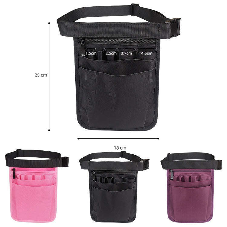 Nurse Tools Pockets Medical Staff Universal Storage Bag(Purple)