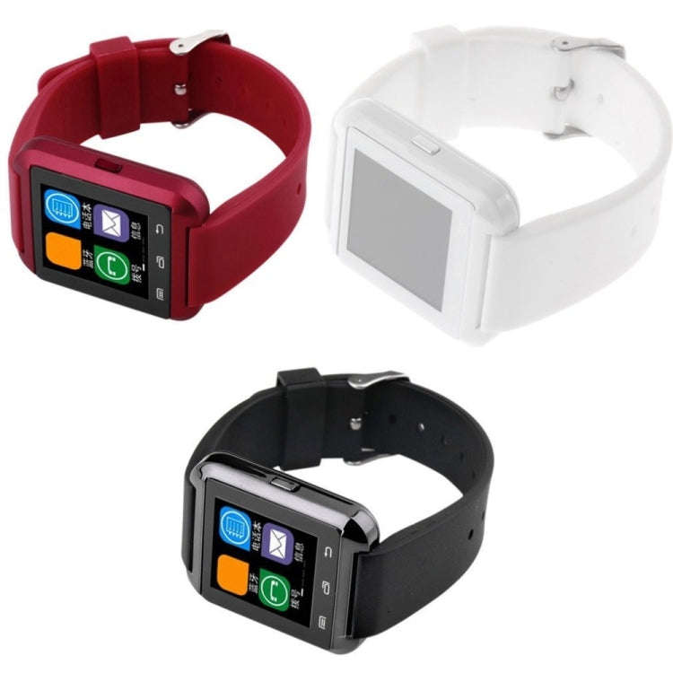 Portable Multifunctional Bluetooth V3.0 + EDR Smart Wrist Watch(Red)