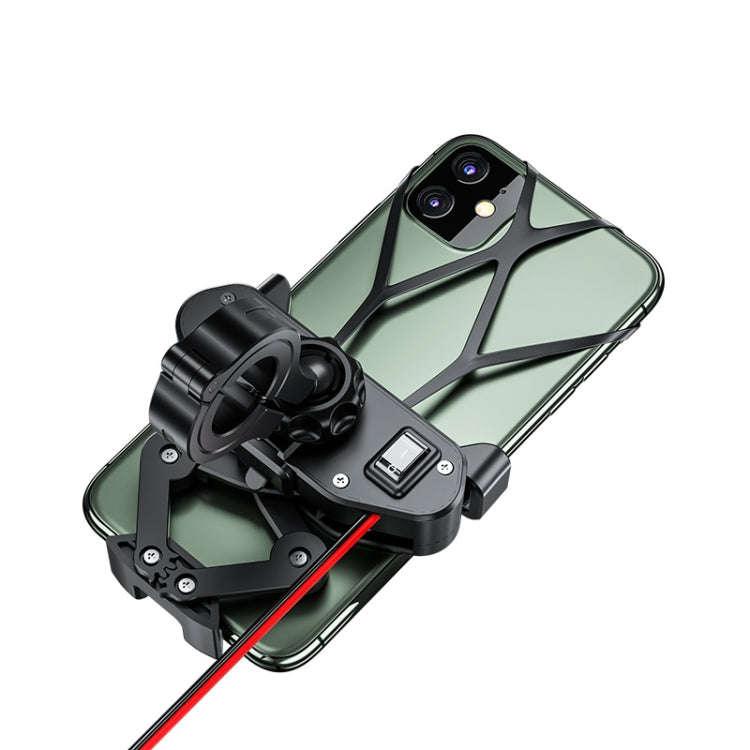 M10 2.4A Charging Version Kewig Motorcycle Electric Car Mobile Phone Navigation Waterproof Bracket