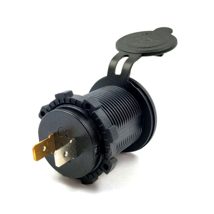 KWG-P1 Car Motorcycle Ship Modified USB Charger 5V 3.1A With Blue LED Lamp Display Waterproof And...