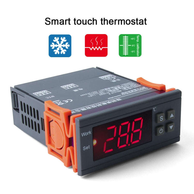 MH-1210W Digital LCD Temperature Controller Thermocouple Thermostat Regulator with Sensor Termome...