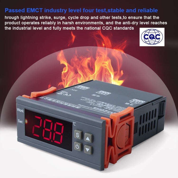 MH-1210W Digital LCD Temperature Controller Thermocouple Thermostat Regulator with Sensor Termome...