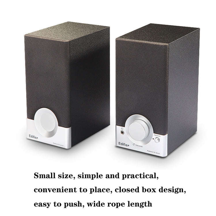 Edifier R18T Notebook Desktop Computer Mini Speaker Small Subwoofer, US Plug(Black)