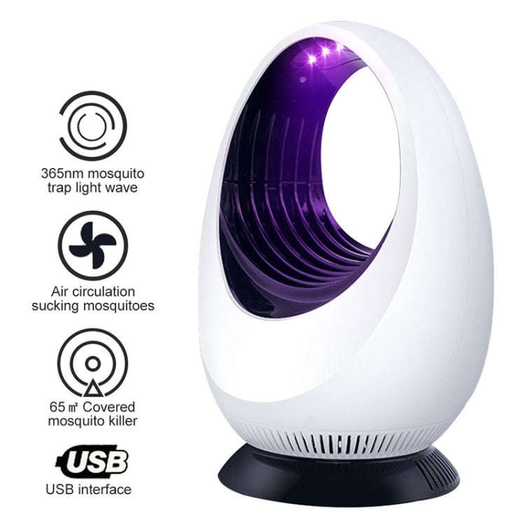 168 LED Photocatalyst Mosquito Killer Lamp Household Mosquito Catching Lamp(White)