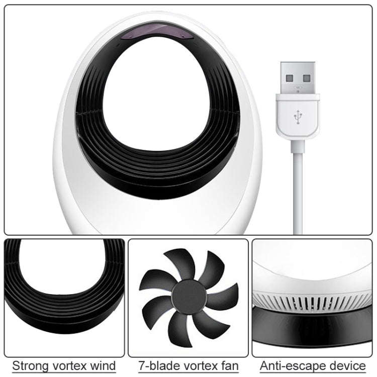 168 LED Photocatalyst Mosquito Killer Lamp Household Mosquito Catching Lamp(White)