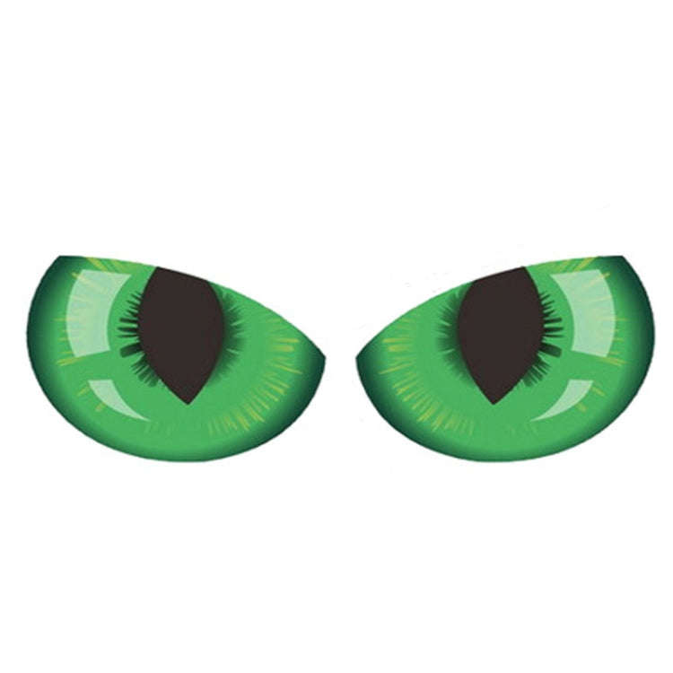 1pc Car Reflective Car Sticker Rearview Mirror Eye Funny Sticker 3D Scratch Blocking Body Sticker...