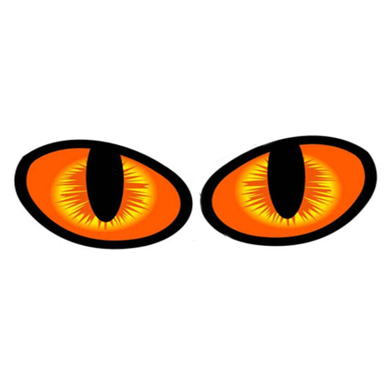 1pc Car Reflective Car Sticker Rearview Mirror Eye Funny Sticker 3D Scratch Blocking Body Sticker...