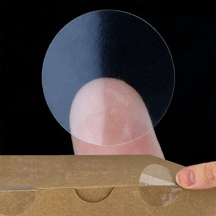 3 PCS Round Transparent Gift Bag Sealing Sticker Packaging Bag Self-Adhesive Sticker Decoration, ...