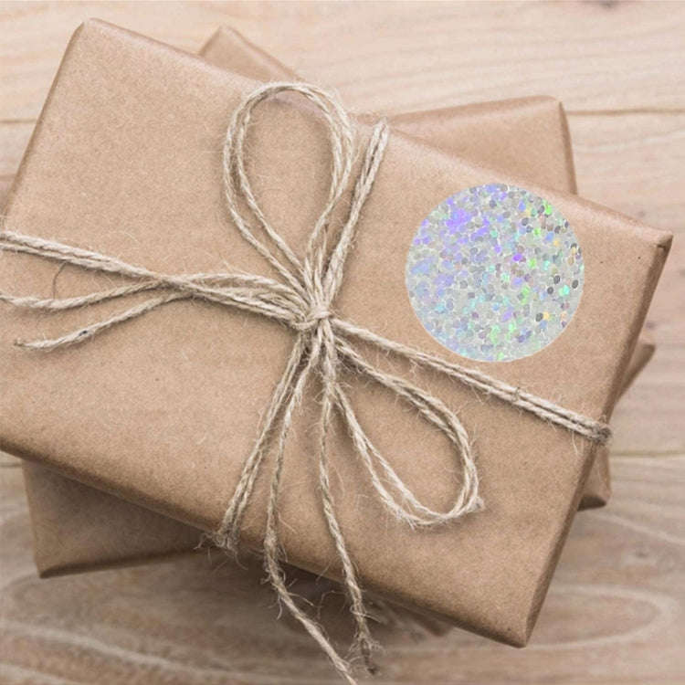 Laser Waterproof Sealing Stickers Birthday Wedding Party Decoration Stickers, Size: 25mm 500 / Ro...