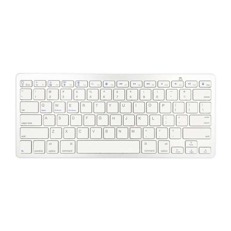 X5 Bluetooth 3.0 Wireless 78 Keys Foreign Language Small Language Keyboard(English)