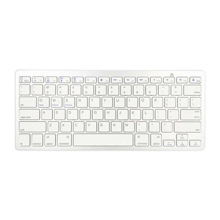 X5 Bluetooth 3.0 Wireless 78 Keys Foreign Language Small Language Keyboard(English)