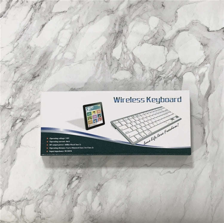 X5 Bluetooth 3.0 Wireless 78 Keys Foreign Language Small Language Keyboard(English)