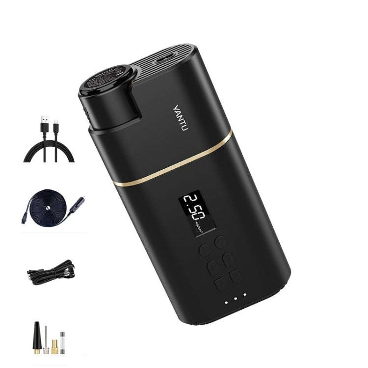 YANTU A31 Car Smart Digital Display Air Pump Electric Portable Tire Pump, Specification Wirele...