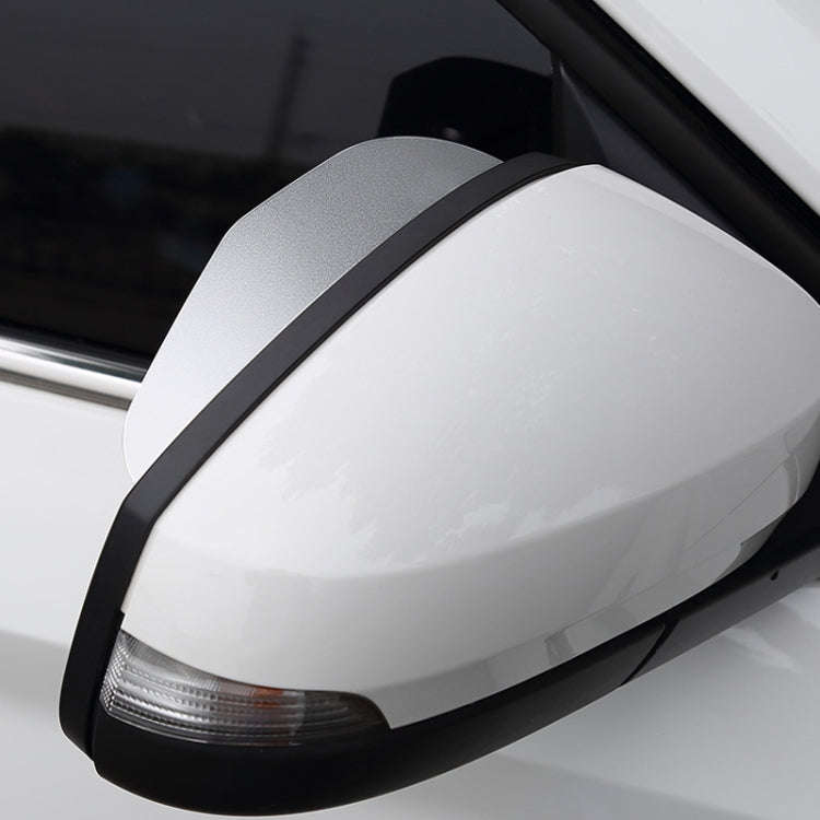 Car Rear View Mirror Rain Eyebrow Cover Catering Mirror Aluminum Alloy Rain Shield(Aluminum Alloy...