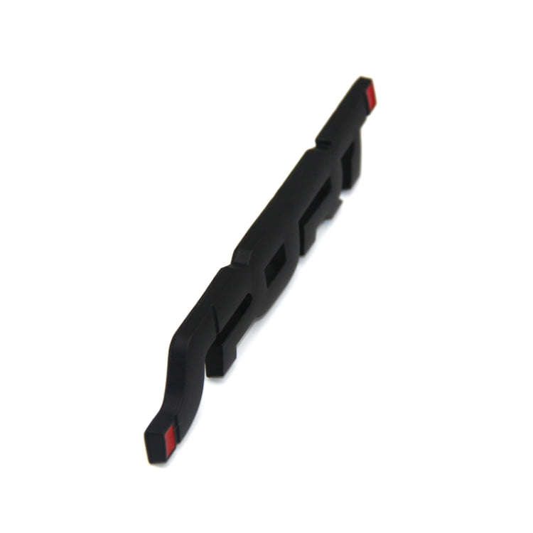6 PCS  Metal 3D Stereo Car Sticker Modified Sport Tail Sticker Body Sticker(Red)