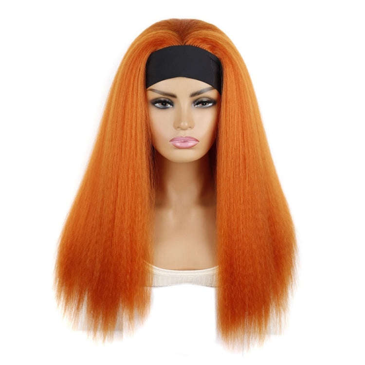 Turban Headband Corn Beard Long Hair Wig Headgear, Color Classification: 18C # O