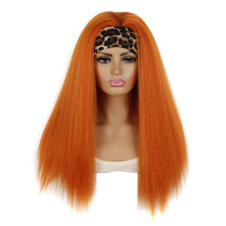Turban Headband Corn Beard Long Hair Wig Headgear, Color Classification: 18C # G