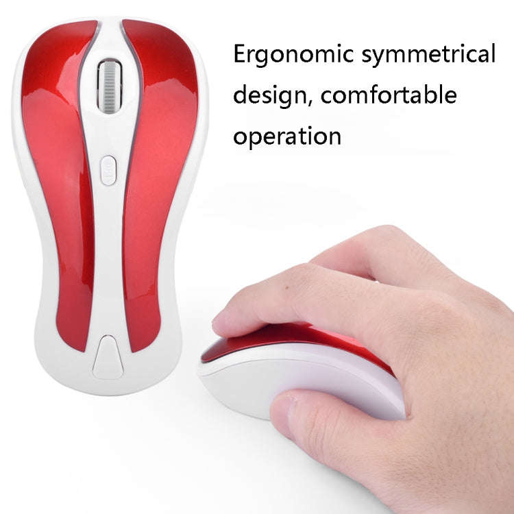 PR-01 1600 DPI 7 Keys Flying Squirrel Wireless Mouse 2.4G Gyroscope Game Mouse(White Green)