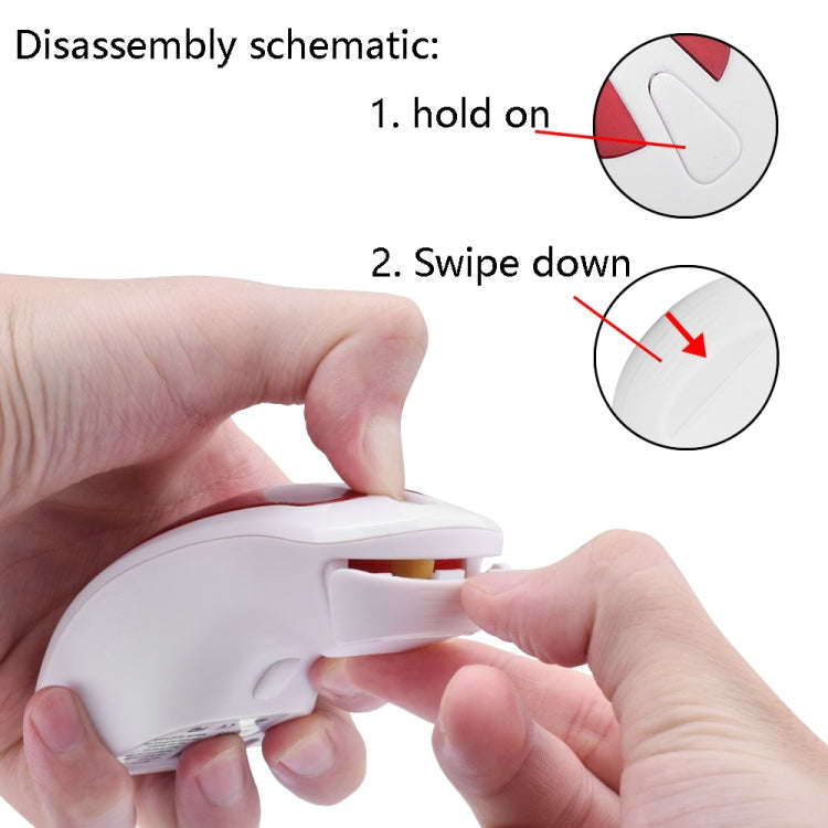 PR-01 1600 DPI 7 Keys Flying Squirrel Wireless Mouse 2.4G Gyroscope Game Mouse(Dark Blue)