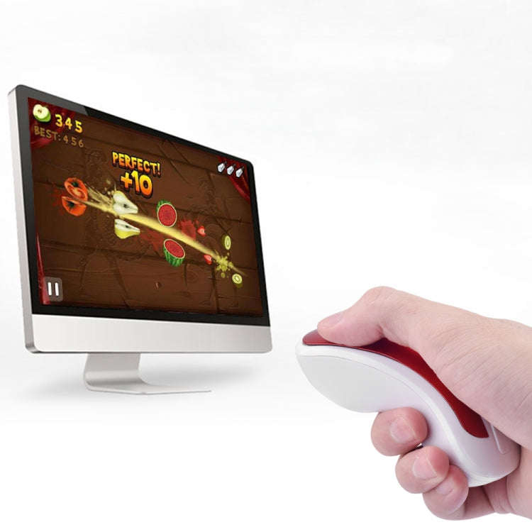 PR-01 1600 DPI 7 Keys Flying Squirrel Wireless Mouse 2.4G Gyroscope Game Mouse(Dark Blue)