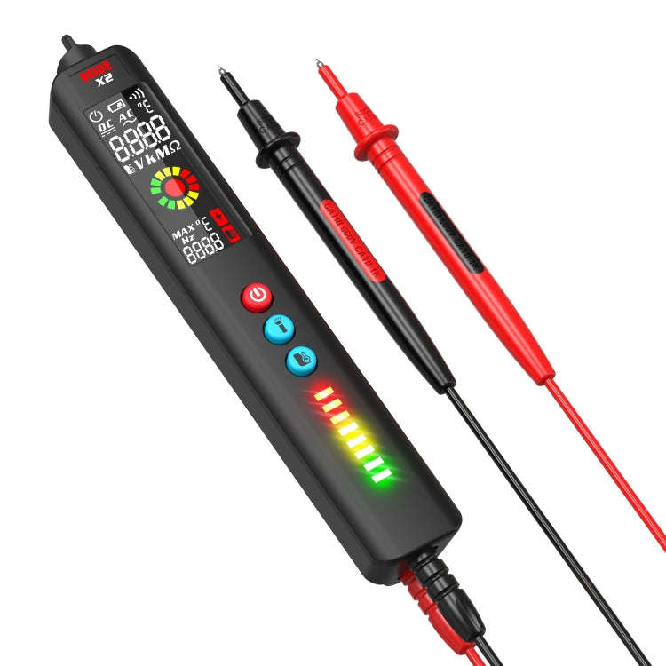 BSIDE X2 Three-Mode Smart Multimeter Electric Pen Infrared Thermometer with Flashlight Lighting