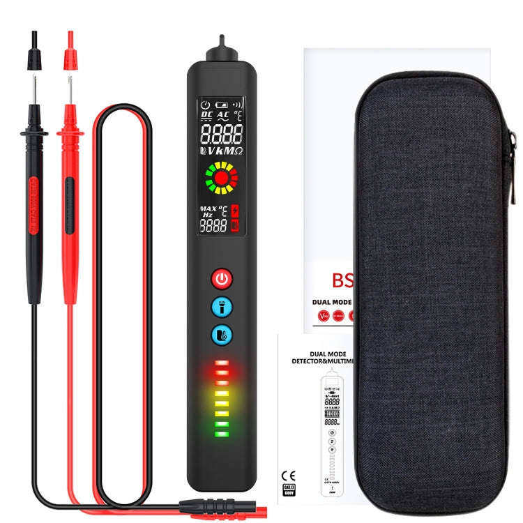 BSIDE X2 Three-Mode Smart Multimeter Electric Pen Infrared Thermometer with Flashlight Lighting