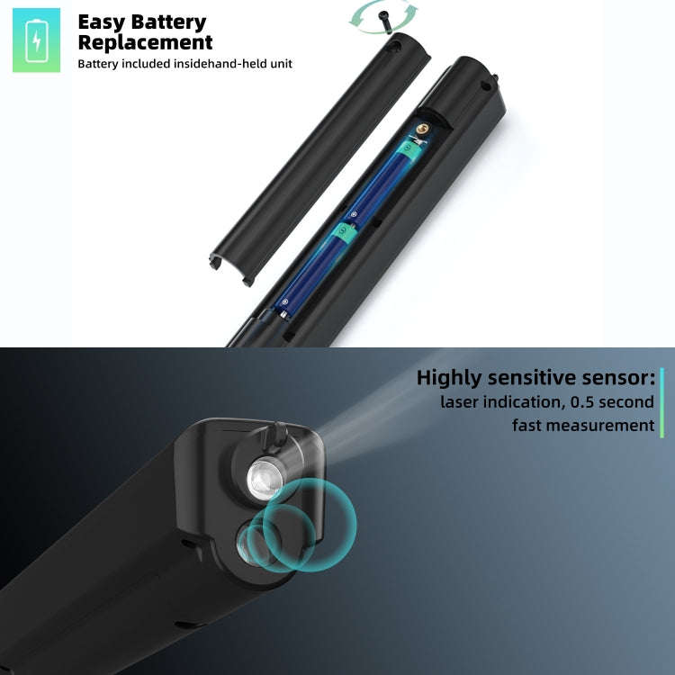 BSIDE X2 Three-Mode Smart Multimeter Electric Pen Infrared Thermometer with Flashlight Lighting