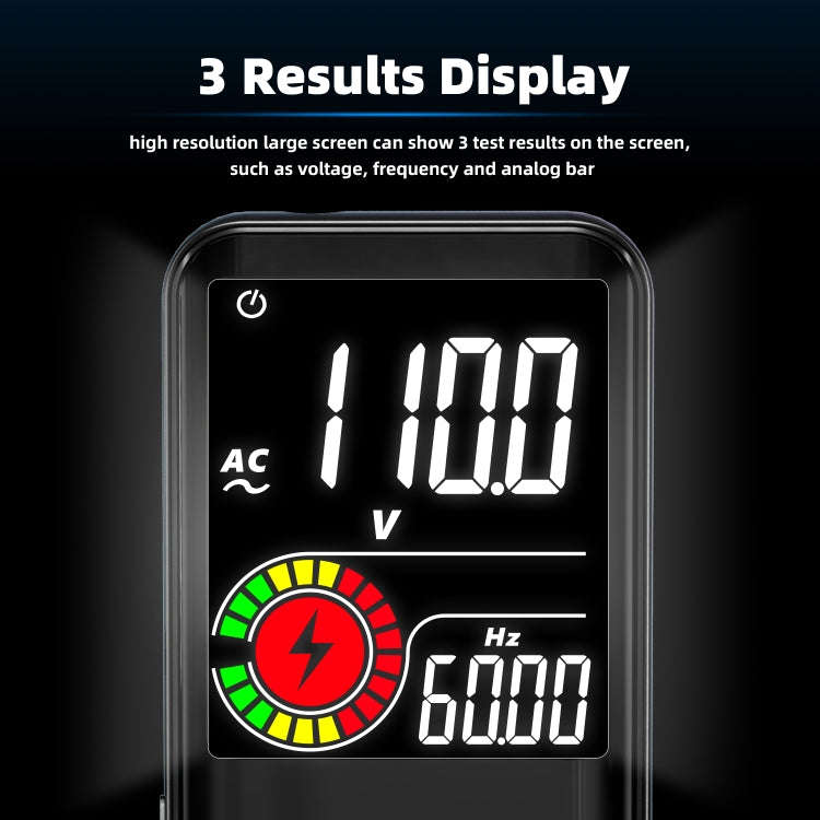 BSIDE Digital Multimeter 9999 Counts LCD Color Display DC AC Voltage Capacitance Diode Meter, Spe...