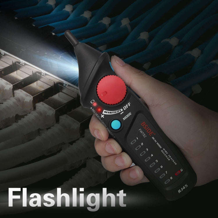 BSIDE FWT82 Analog And Digital Dual-Mode Anti-Interference Intelligent Line Finder Network Cable ...