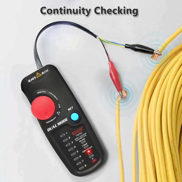 BSIDE FWT82 Analog And Digital Dual-Mode Anti-Interference Intelligent Line Finder Network Cable ...