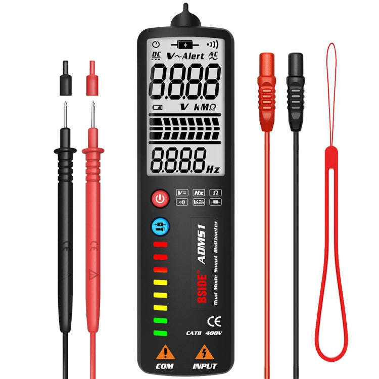 BSIDE Dual-Mode Smart Large-Screen Display Multimeter Electric Pen Portable Voltage Detector, Spe...