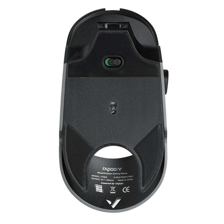 Rapoo VT960 1600 DPI 7 Keys Dual Mode Macro Programmable Symphony RGB Backlit Wireless Gaming Mou...