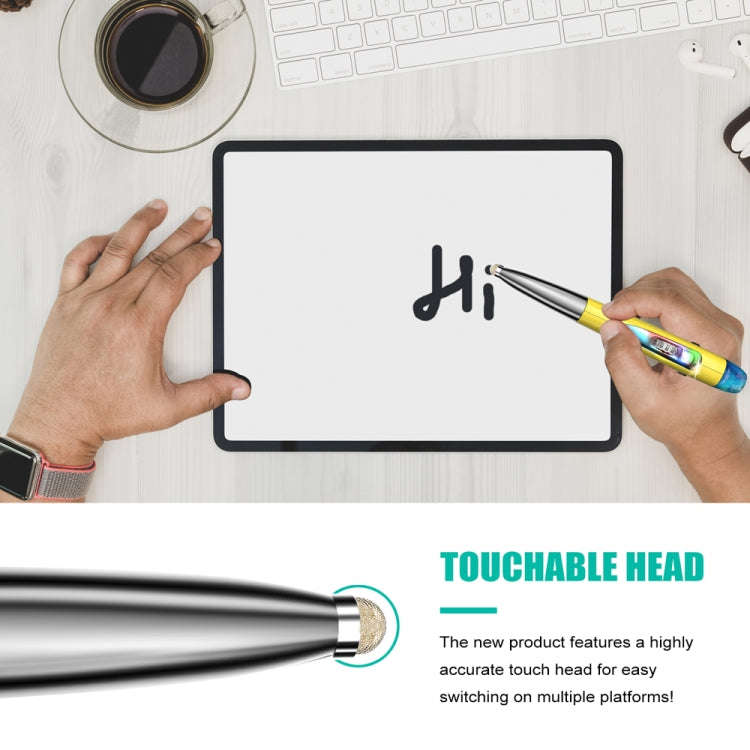 PR-A18 2.4G Charge Mouse Pen Handwritten Glow Wireless Mouse Pen(Blue)