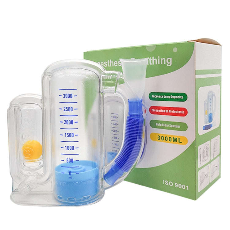 Respiratory Training Device Lung Capacity Training Pulmonary Function Exercise Rehabilitation Dev...