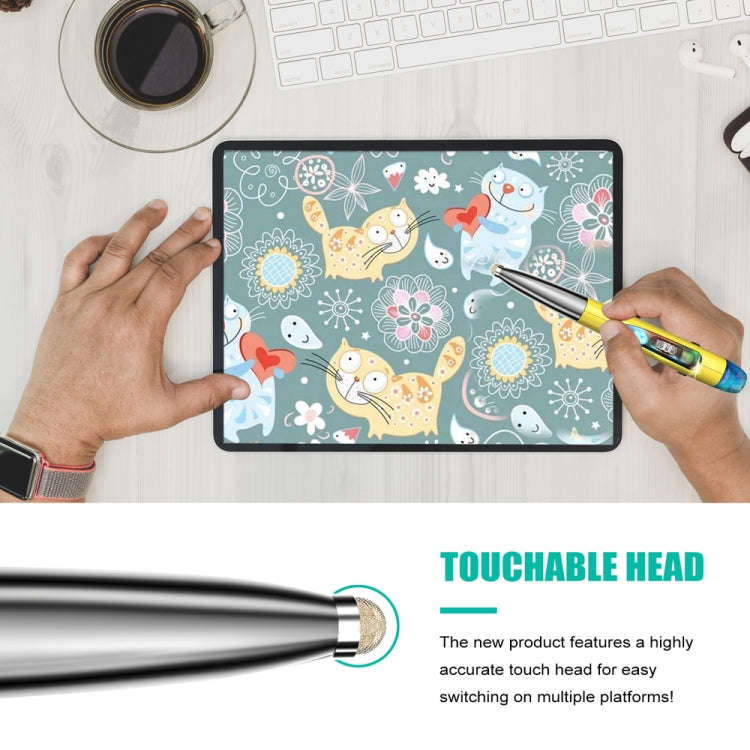 PR-A19 2.4GHz Wireless Charging Bluetooth Mouse Pen Type Shining Quiet Mouse(Green)