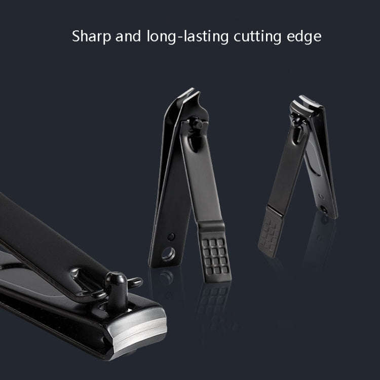 25 PCS / Set Nail Clippers Home Pedicure And Nail Care Tools, Color Classification: Black Red