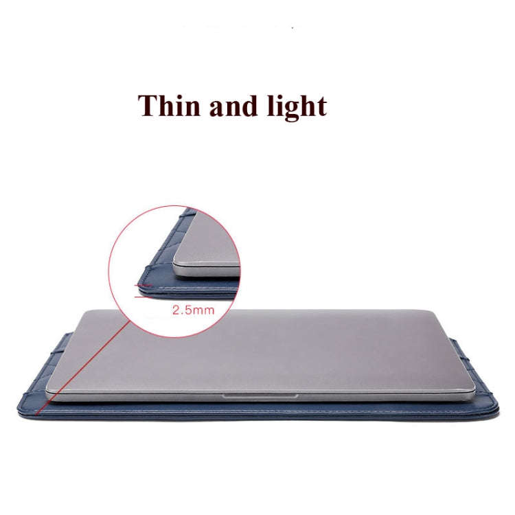 Microfiber Leather Thin And Light Notebook Liner Bag Computer Bag, Applicable Model: 13-14 inch(B...