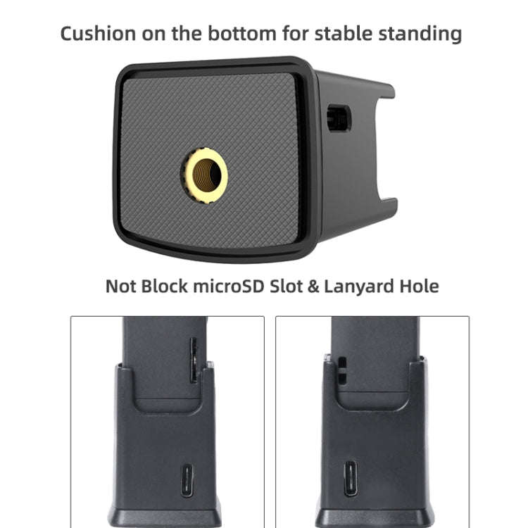 Sunnylife OP2-DZ9434 Desktop Charging Base Bracket With Type-C Charging Port 1/4 Inch Adapter For...